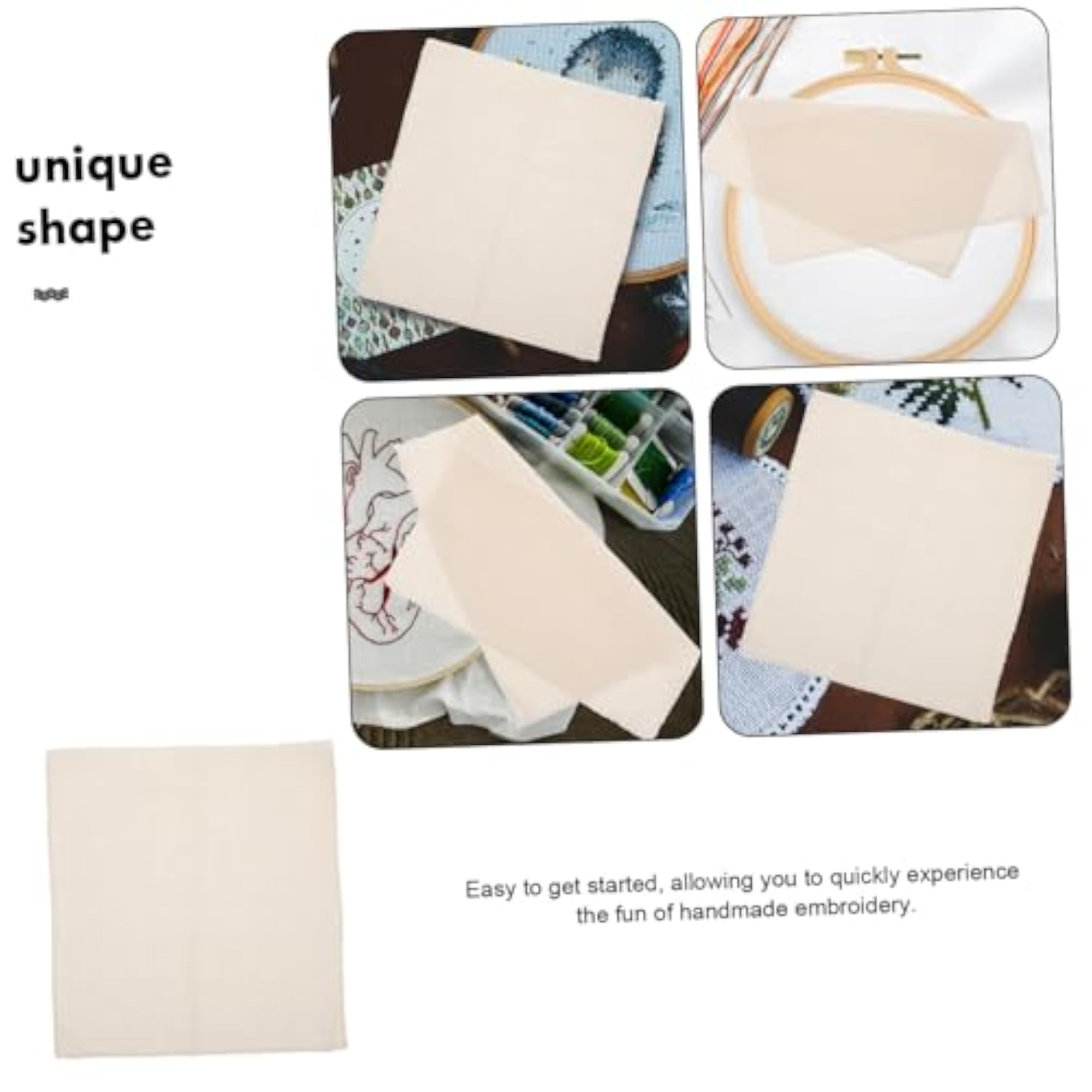 4pcs Stitch Cloth for Punch Needle Rug Making